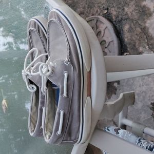 Sperry Top-sider men's size 10.5 Gray boat dock shoes